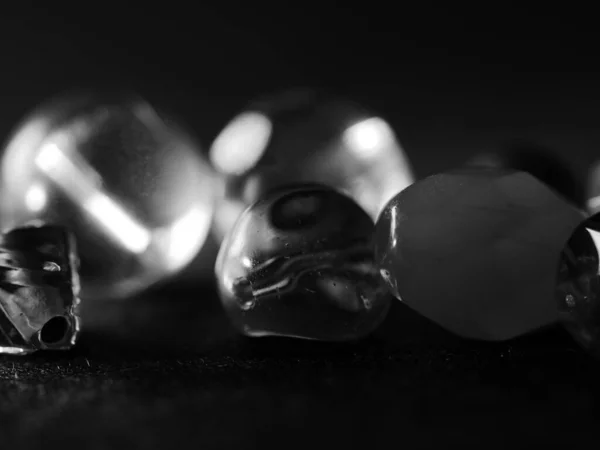 Plan Studio Noir Blanc Perles — Photo