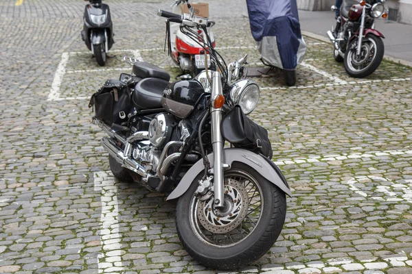 Bern Switzerland Junho 2016 Cruzador Motocicletas Yamaha Star 650 Classic — Fotografia de Stock