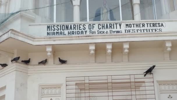 Missionaries Charity Mother Teresa Mass Chapel Mother House Kolkata India — Wideo stockowe