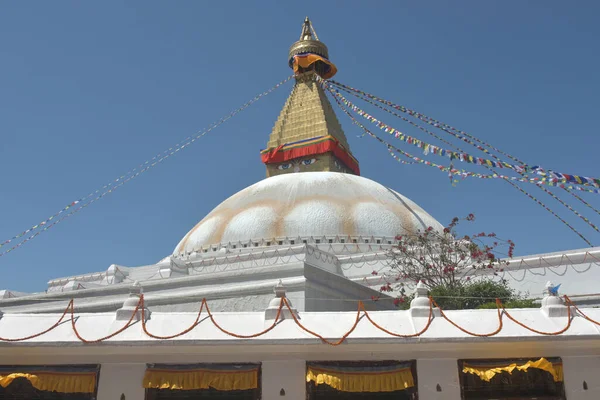 Beautiful View Boudhanath Boudha Stupa Kathmandu Nepal — Stock Photo, Image