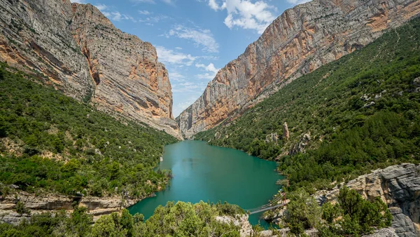 Una Hermosa Toma Pasarelas Montfalco España —  Fotos de Stock