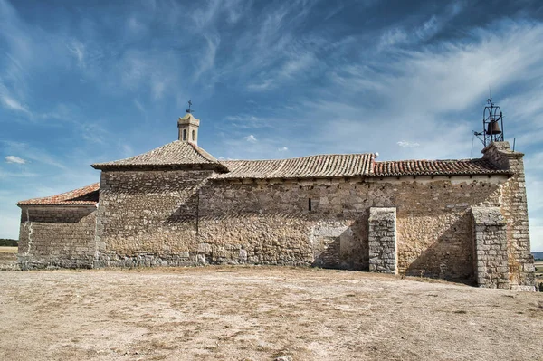 Ermitage Notre Dame Château Dans Ville Trigueros Del Valle Castilla — Photo