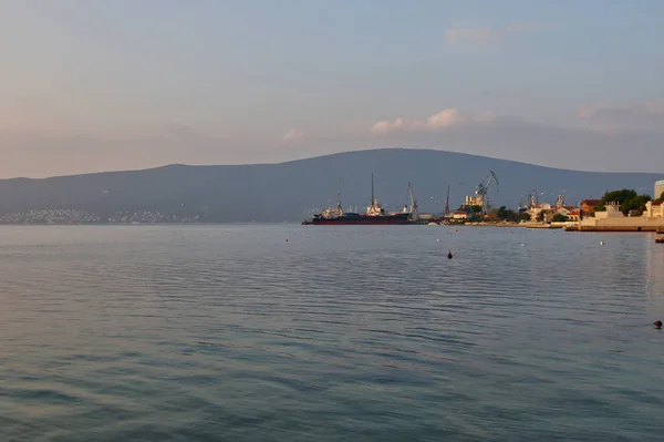 Адриатическое Море Макарска Хорватия Днем — стоковое фото