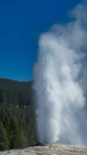 Ogromny Wulkan Parku Narodowym Yellowstone Usa — Zdjęcie stockowe