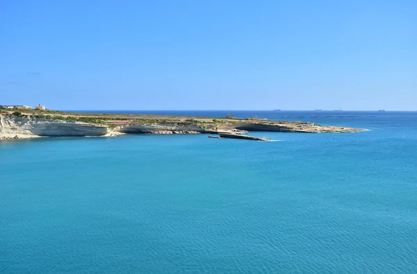 Delimara Marsaxlokk Malta September 2015 Küste Und Küste Einer Kleinen — Stockfoto