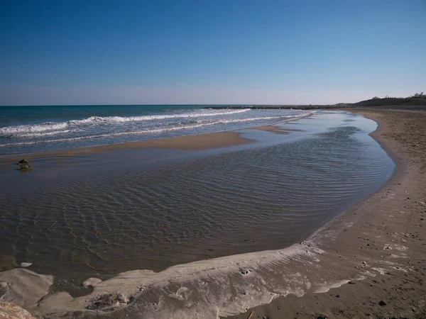 Una Bella Foto Del Mar Mediterraneo Frontignan Nel Sud Della — Foto Stock