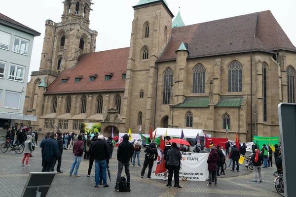 Heilbronn Alemania Mayo 2021 Manifestación Mayo Heilbronn Alemania —  Fotos de Stock