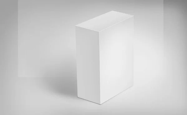Ένα Λευκό Πλαίσιο Mock Πρότυπο Έτοιμο Για Σχεδιασμό Σας Περικοπή — Φωτογραφία Αρχείου
