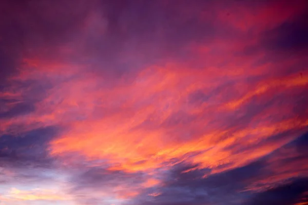 Una Hermosa Vista Del Colorido Fondo Del Cielo Atardecer — Foto de Stock