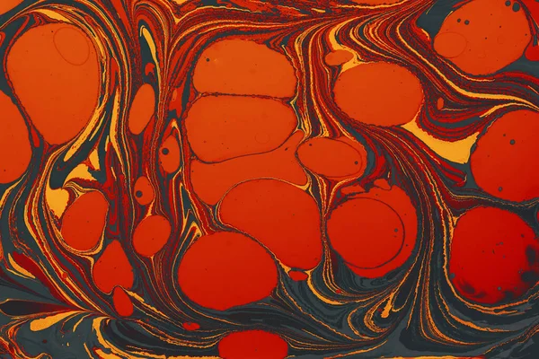 Абстрактный Акварельный Фон Красными Узорами — стоковое фото
