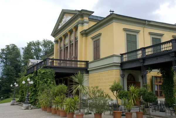 Bad Ischl Austria Lip 2010 Widok Zewnątrz Kaiservilla Bad Ischl — Zdjęcie stockowe