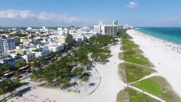 Rendu Paysage Urbain Près Littoral Sur Fond Ciel Bleu — Video