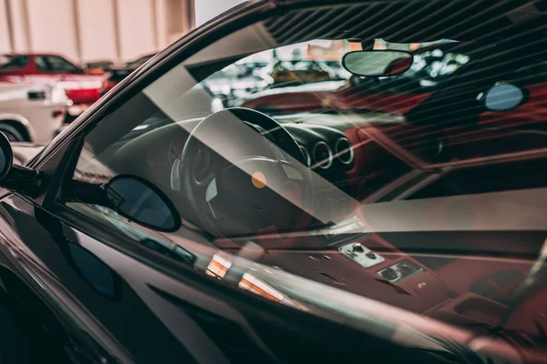 Interior Carro Moderno Luxuoso — Fotografia de Stock