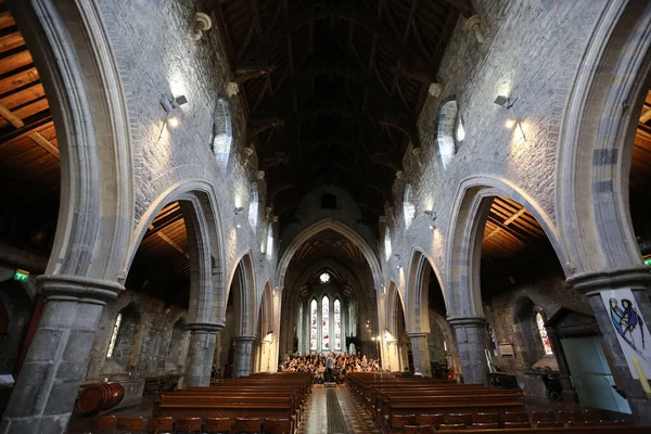 Canice Katedrali Nin Nefes Kesici Manzarası Kilkenny Katedrali Rlanda — Stok fotoğraf