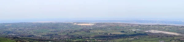 Una Panoramica Dei Paesaggi Nel Galles Del Nord Verso Wirral — Foto Stock