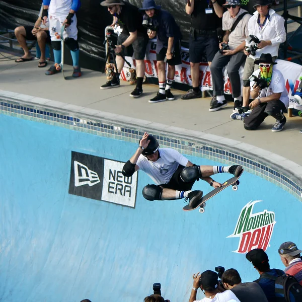 Bondi Australia Febrero 2016 Conocido Patinador Tony Hawk Hace Una — Foto de Stock