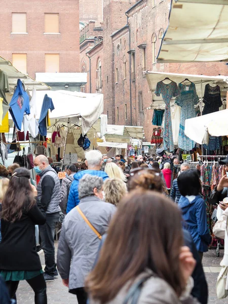 Cremona Lombardy Itálie Května 2021 Cremona Itálie Května 2021 Lidé — Stock fotografie