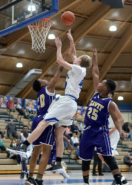 Höghland Förenade Stateringar Dec 2018 Höglandshögskolans Basketboll — Stockfoto