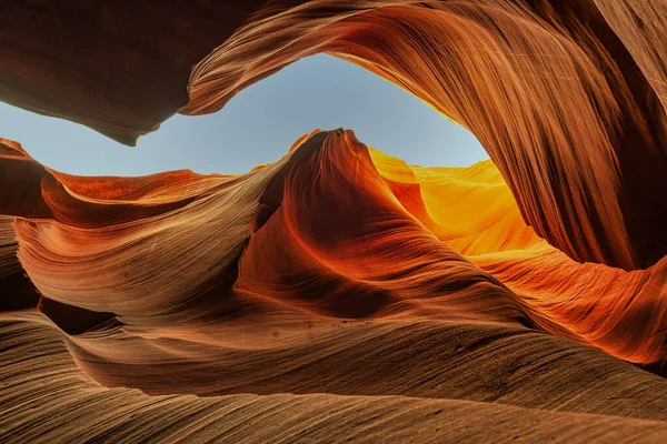 Una Vista Fascinante Del Antelope Canyon Arizona —  Fotos de Stock