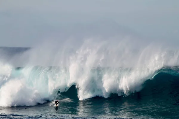 Sydne Rakousko Května 2016 Australský Surfař Sestupuje Obří Vlně Pláži — Stock fotografie