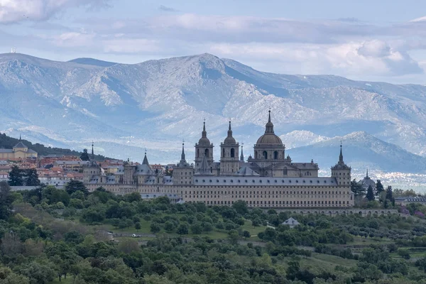 Escorail Spain May 2021 Royal Seat San Lorenzo Escorial Historic — стокове фото