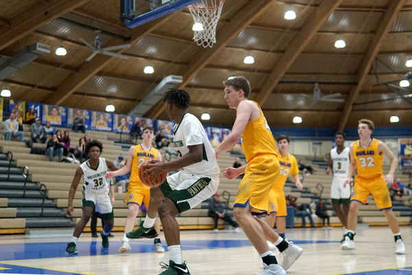 Highland Spojené Státy Prosince 2019 Highland Holiday Hoop Fest Středoškolský — Stock fotografie