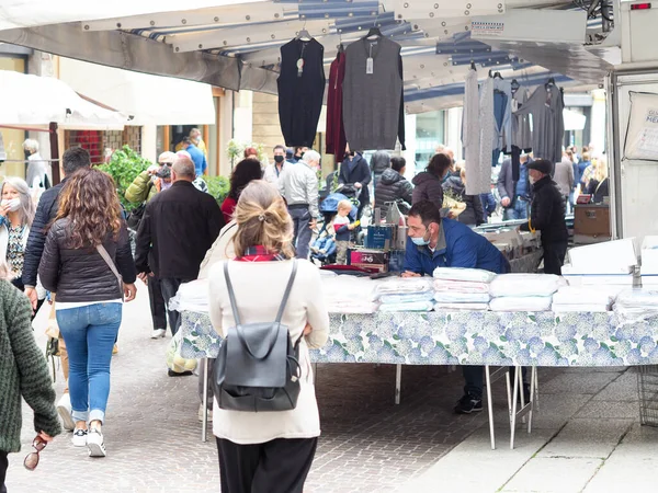 Cremona Lombardy Itálie Května 2021 Cremona Itálie Května 2021 Lidé — Stock fotografie