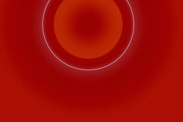 Een Cirkelvormig Patroon Een Donkerrode Achtergrond — Stockfoto