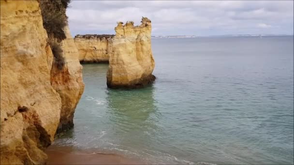 Deniz Kıyısının Güzel Manzarası — Stok video