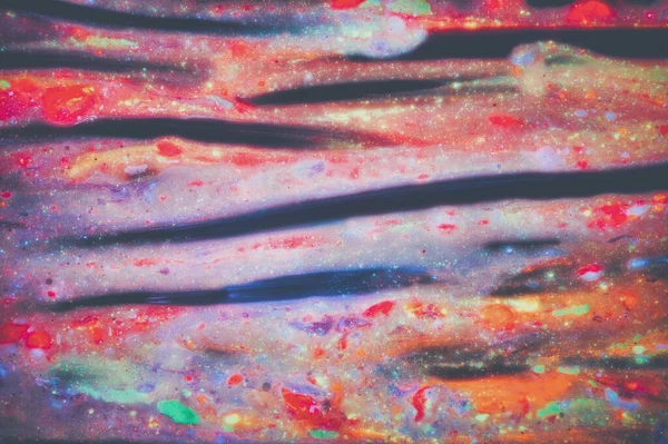 Μια Πολύχρωμη Μαρμάρινη Υφή Αφηρημένο Φόντο Ακρυλικά Χρώματα — Φωτογραφία Αρχείου