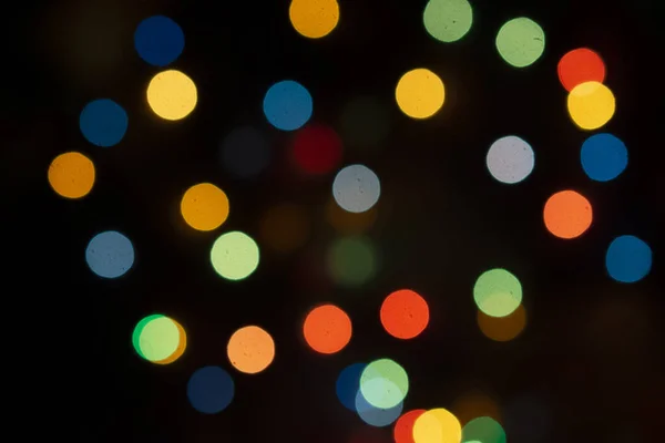 Colorful Vibrant Bokeh Background — Stock Photo, Image