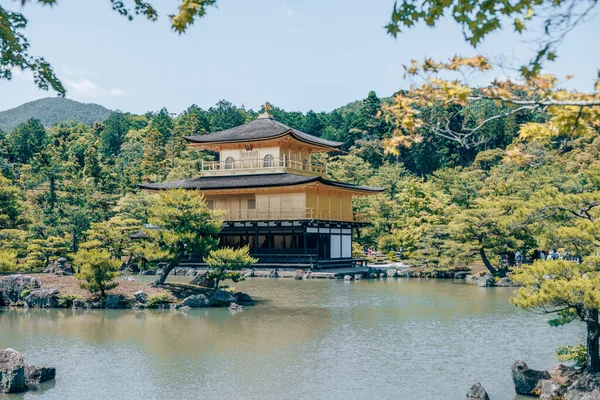 Kinkaku Temploma Kiotóban Japánban — Stock Fotó