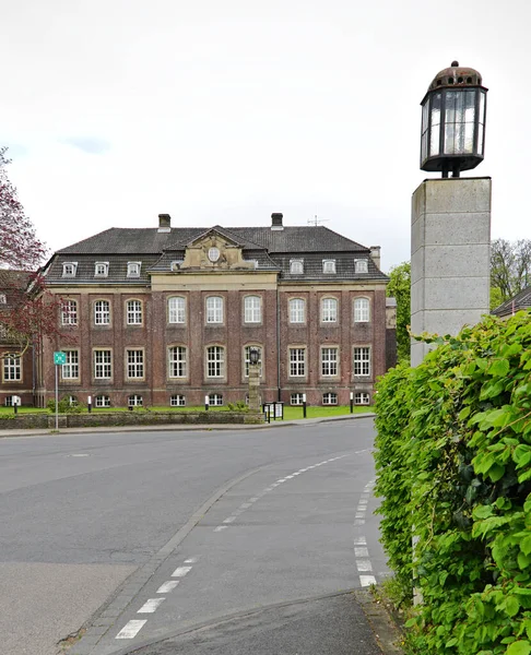 Het Hoofdkantoor Hoofdingang Van Papierfabriek Zanders Bergisch Gladbach Duitsland — Stockfoto