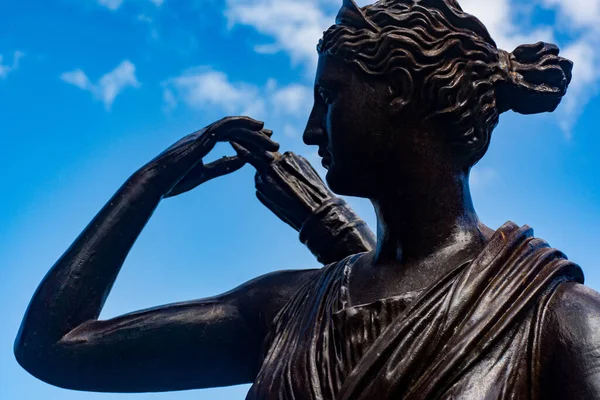 Мар Плата Аргентина Апреля 2021 Года Статуя Богини Артемиды Дианы — стоковое фото