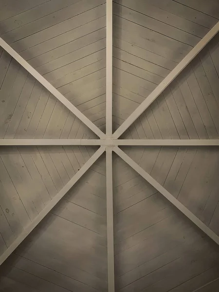 Low Angle Shot Wooden Ceiling — Stock Photo, Image