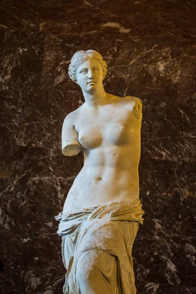 Venus Milo Het Louvre Museum Parijs Frankrijk — Stockfoto