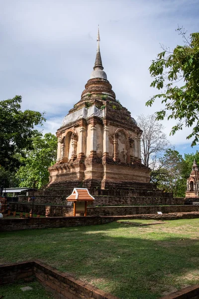 Wat Ched Yod Královský Chrám Chiang Mai Thajsko — Stock fotografie