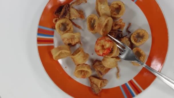 Lezzetli Yiyeceklerin Yakın Görüntüsü — Stok video