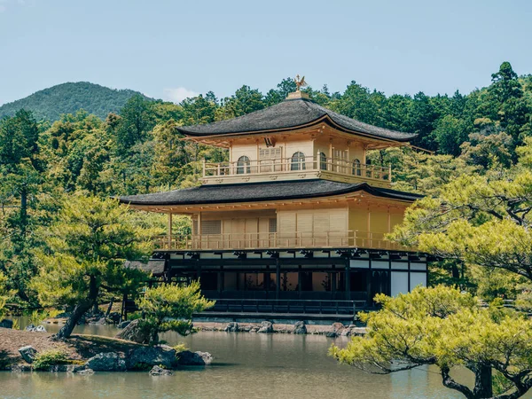 Kinkaku Temploma Kiotóban Japánban — Stock Fotó