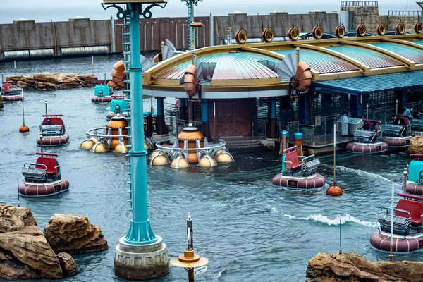 Urayasu Chiba Japan Sep 2020 Distant Shot Aquatopia Ride Port — Stock Photo, Image