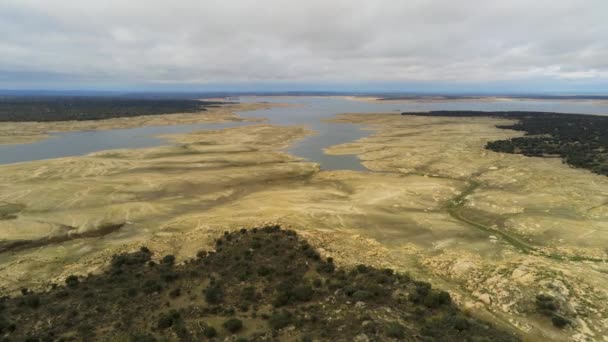 Una Vista Aérea Ciudad Sardon Los Frailes España — Vídeos de Stock