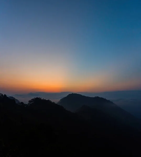 Een Prachtige Opname Van Landschap Onder Een Bewolkte Hemel Tekilatlakpan — Stockfoto