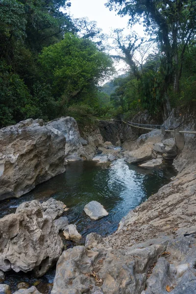 Colpo Verticale Del Fiume Popocatl Veracruz Messico — Foto Stock