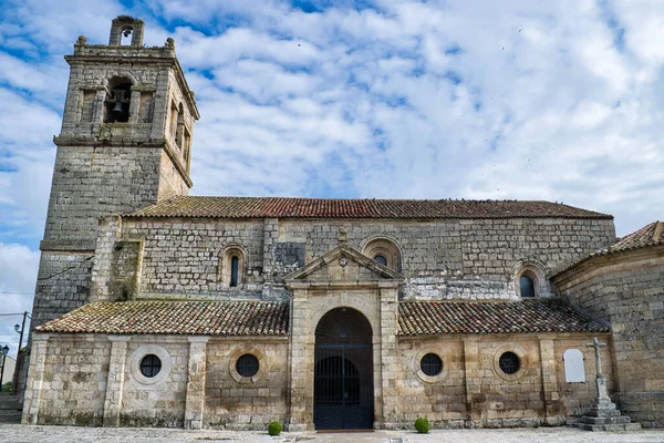 Die Kirche Des Heiligen Jakobus Des Größeren Villalba Los Alcores — Stockfoto