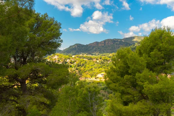 Μια Όμορφη Θέα Του Φυσικού Πάρκου Serra Calderona Στη Βαλένθια — Φωτογραφία Αρχείου