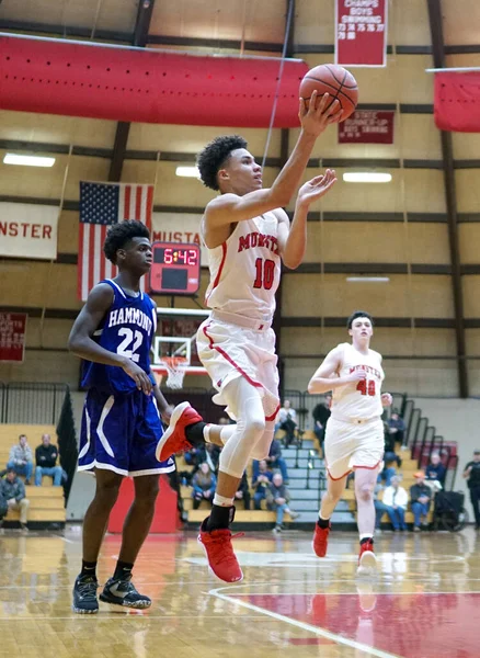 Munster Birleşik Devletler Aralık 2018 Munster Hammond Indiana Lisesi Basketbol — Stok fotoğraf