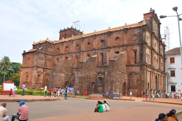 Goa India Mai 2014 Bazilica Lui Bom Jesus Este Cea — Fotografie, imagine de stoc