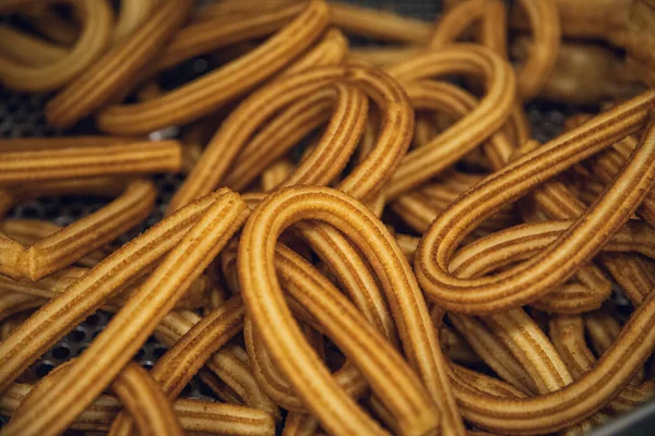 Closeup Shot Delicious Fresh Churros — Stock Photo, Image