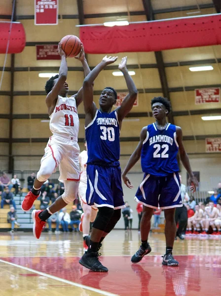 Munster Birleşik Devletler Aralık 2018 Munster Hammond Indiana Lisesi Basketbol — Stok fotoğraf