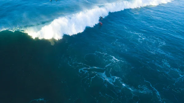 Prachtige Luchtfoto Van Waves Beach Great Ocean Road Coastline Victoria — Stockfoto